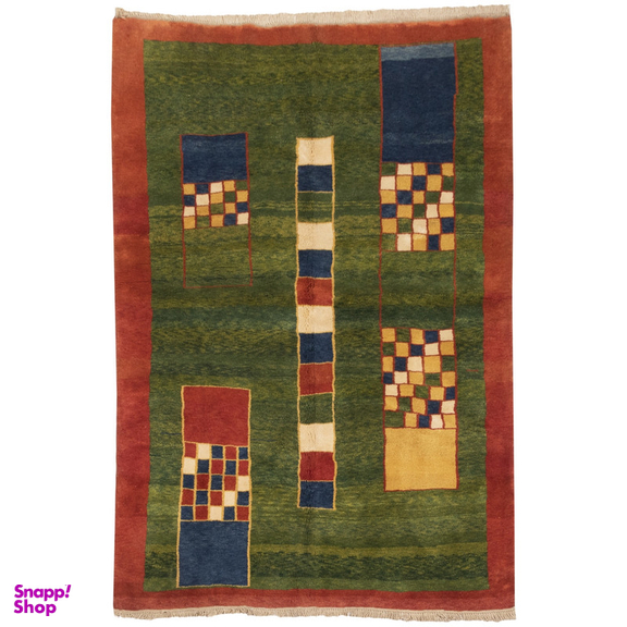 گبه دستباف سی پرشیا کد 171933 سایز 235x162 سانتی‌ متر