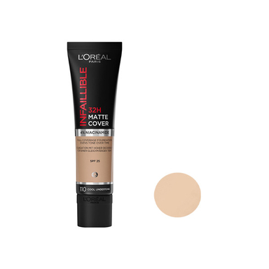 کرم پودر لورآل مدل Infaillible Matte Cover شماره 110 حجم 30 میلی لیتر