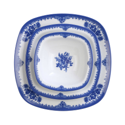 سرویس چینی غذاخوری 27 پارچه چینی زرین ایران مدل کواترو طرح فلورانس درجه عالی