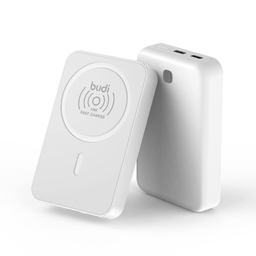 پاوربانک بودی مدل Budi PB081W ظرفیت 10000 میلی‌ آمپر‌ ساعت