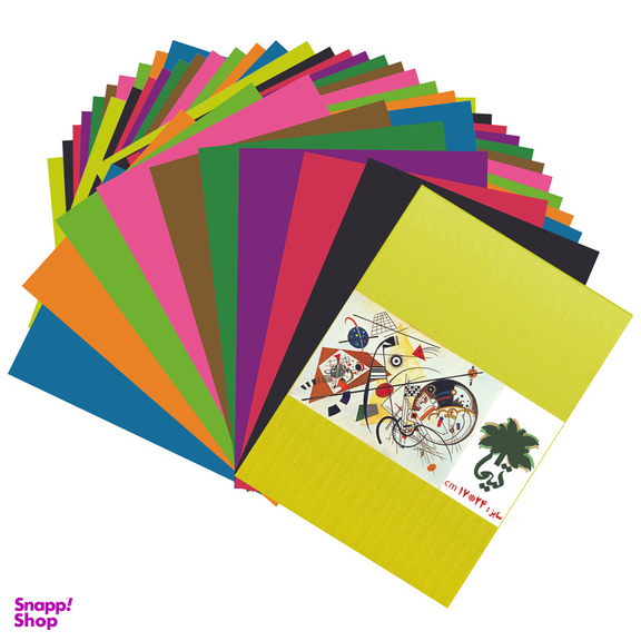 مقوا رنگی تیما مدل PR سایز 24x17 سانتی متر بسته 50 عددی