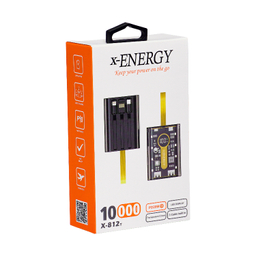 پاوربانک ایکس-انرژی مدل X-812T 20W ظرفیت 10000 میلی آمپر ساعت