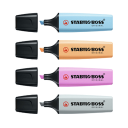 ماژیک 4 رنگ علامت گذار استابیلو مدل Boss Original 70/4-4