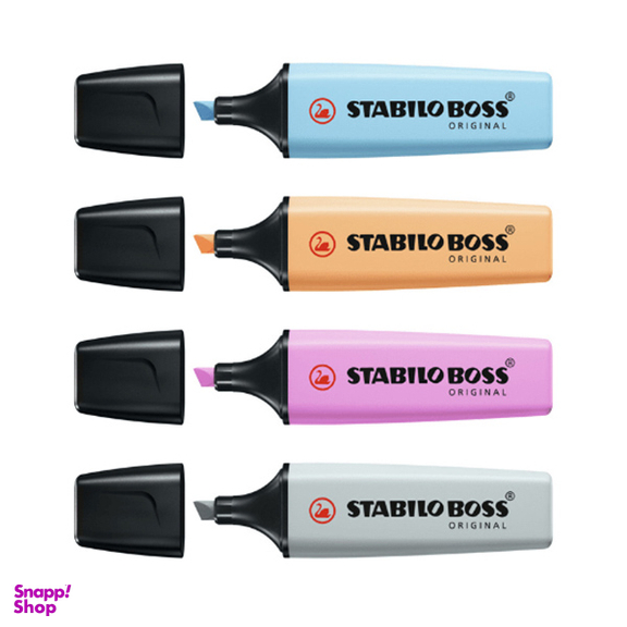 ماژیک 4 رنگ علامت گذار استابیلو مدل Boss Original 70/4-4