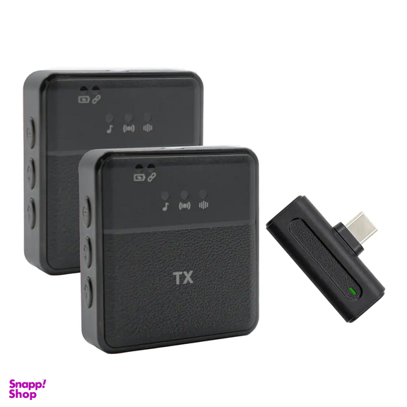 میکروفون یقه ای بی سیم مدل SX8 مجموعه 2 عددی