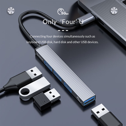 هاب 4 پورت اوریکو مدل AH-13 Type-C