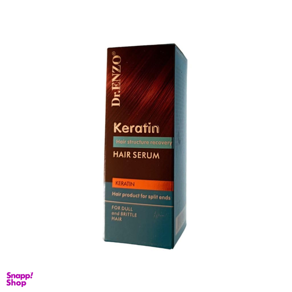 سرم مو دکتر انزو مدل Keratin حجم 50 میلی لیتر