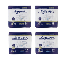 پوشینه بزرگسال هانی لایف مدل 004 سایز بزرگ ۴ بسته 14 عددی