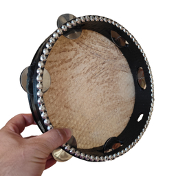 تنبورین پوستی مدل دایره زنگی کد 01