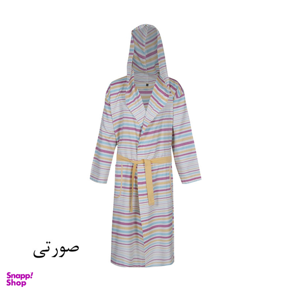 حوله پالتویی ابراهیمی یزد مدل راه راه سایز 110 سانتی‌متر