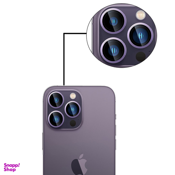 محافظ لنز دوربین بوف مدل HD-ColorLenz مناسب برای گوشی موبایل اپل Iphone 15 Pro Max / 15 Pro