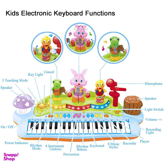 پیانو آموزشی هولی تویز مدل  Electronic piano 669