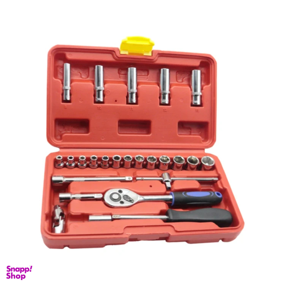 آچار بکس اسرانوی مدل YP-1/4-25PCS مجموعه 25 عددی