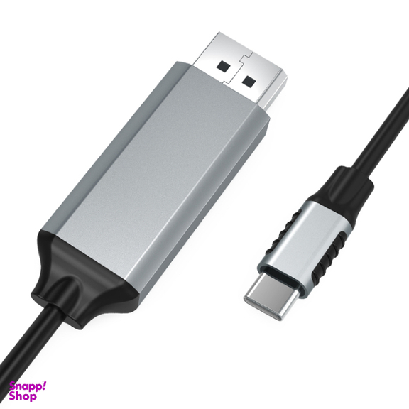 کابل تبدیل Type-C به DisplayPort کوتتسی مدل OF-014 طول 1.8 متر