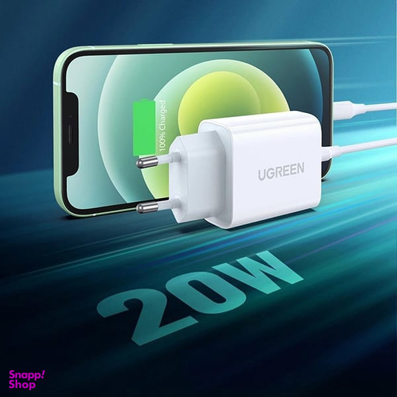 شارژر دیواری 20 وات با پورت USB-C PD یوگرین مدل CD137 کد 60450