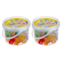 پاستیل میوه ای طرح ماشین ژلیفان شیرین عسل وزن 300 گرم بسته 2 عددی