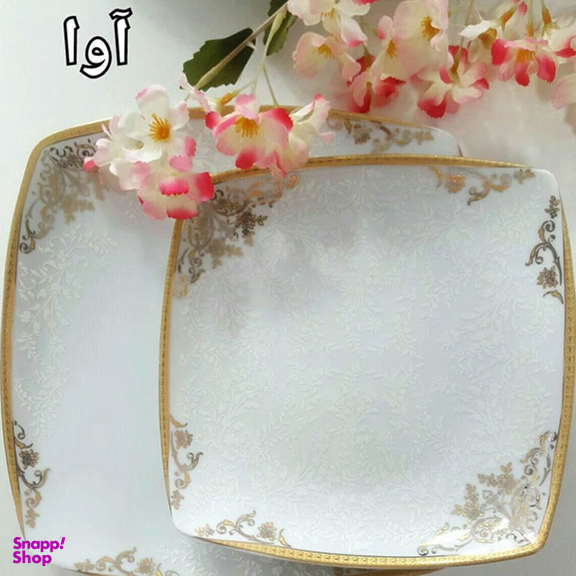 سرویس غذاخوری 105پارچه چینی پردیس مدل آوا 12نفره