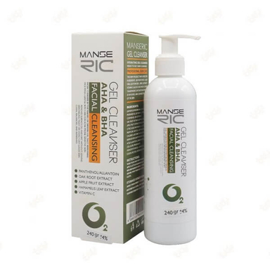 ژل پاک کننده مانسریک مدل AHA & BHA حجم 250 میلی لیتر