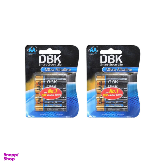باتری نیم قلمی دی بی کی مدل Ultra Alkaline بسته 8 عددی