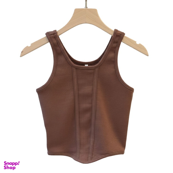 تاپ زنانه کد 68 رنگ نسکافه ای