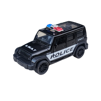 ماشین بازی ناب سل مدل جیپ پلیس فلزی عقب کش