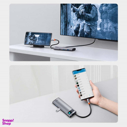 هاب 7 پورت Type-C بیسوس مدل Metal Gleam Series BS-OH146