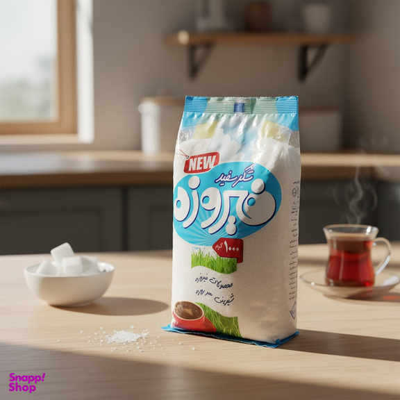 شکر سفید فیروزه وزن 1 کیلوگرم