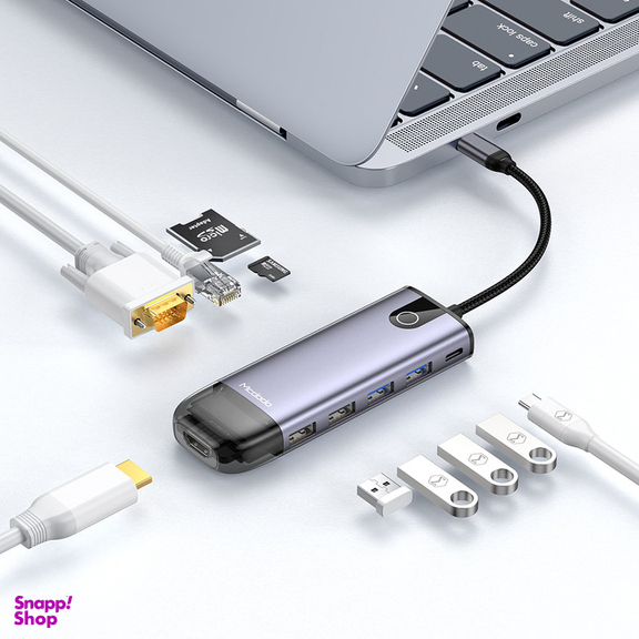 هاب 10 پورت USB-C مک دودو مدل HU-7420