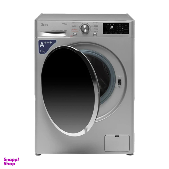 ماشین لباسشویی جی پلاس مدل GWM-R88S ظرفیت 8 کیلوگرم