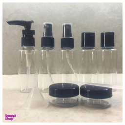 ست آرایشی بهداشتی مسافرتی 8 تکه کد 9802 رنگ مشکی