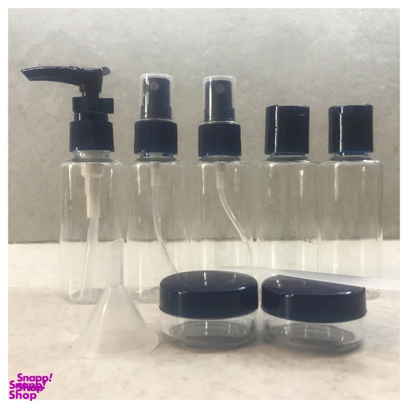 ست آرایشی بهداشتی مسافرتی 8 تکه کد 9802 رنگ مشکی