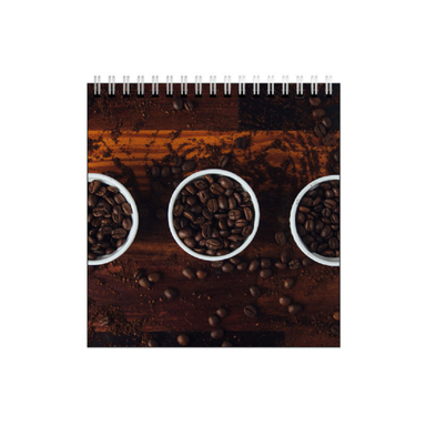 دفتر طراحی 60 برگ طرح قهوه کد 9376157