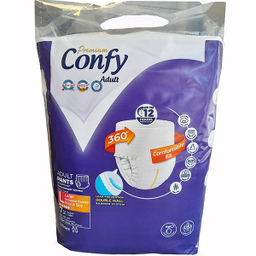 پوشک شورتی بزرگسال کانفی مدل پریمیوم سایز بزرگ مجموعه 6 عددی