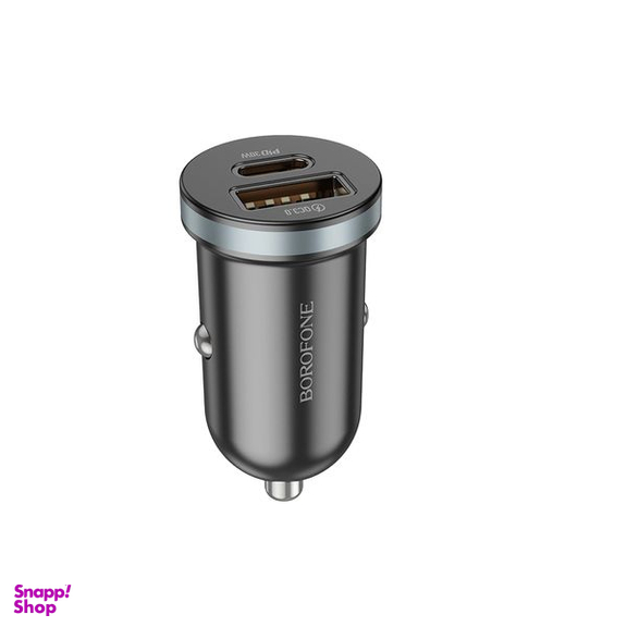 شارژر فندکی 30 وات بروفون مدل BZ22 PD+QC3.0