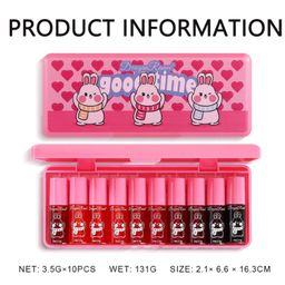 تینت لب دراگون رانی مدل خرگوش بسته 10 عددی