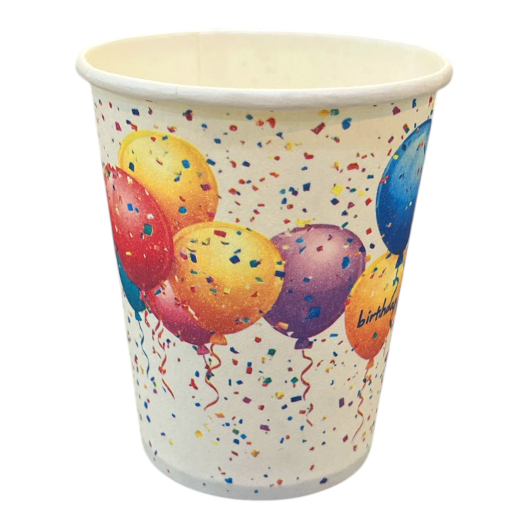 لیوان یکبار مصرف طرح تولد بسته 50 عددی