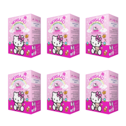 دستمال مرطوب کودک نیوساد مدل girl 04 مجموعه ۶ بسته 12 عددی