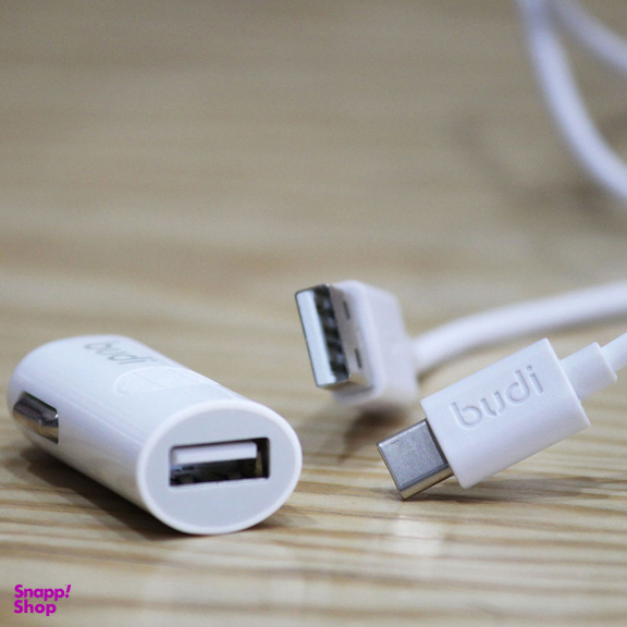 شارژر فندکی بودی (Budi) مدل M8J062Tm به همراه کابل تبدیل USB-C