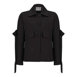 ست کت و شلوار زنانه السانا مدل نیایش کد 205001 رنگ مشکی