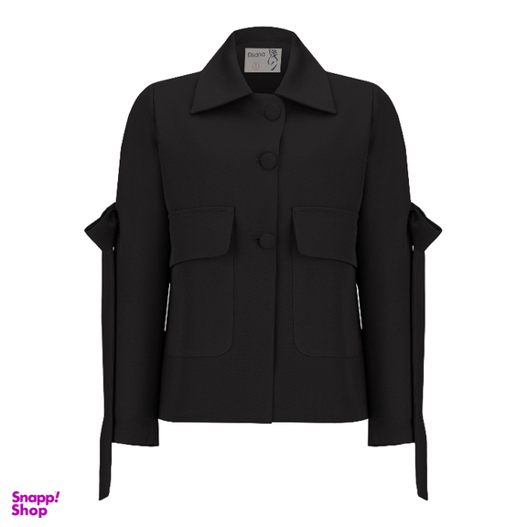 ست کت و شلوار زنانه السانا مدل نیایش کد 205001 رنگ مشکی