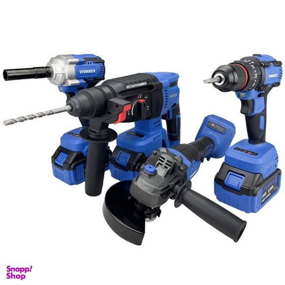 کیت شارژی براشلس ویوارکس مدل VR2404-BCK مجموعه 4 عددی