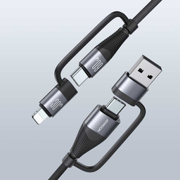 کابل دیتا USB/Type-C به Lightning/Type-C جوی روم مدل SA37-2T2 طول 1.2 متر