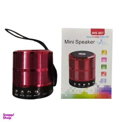 اسپیکر بلوتوثی قابل حمل مدل WS-887