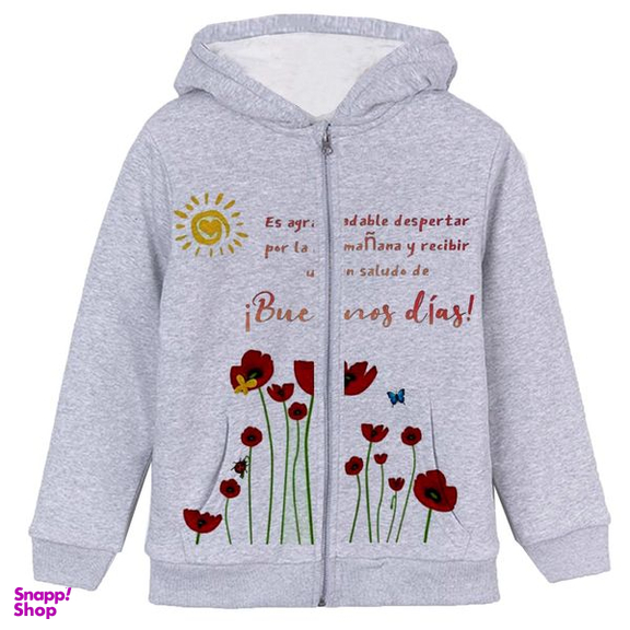 سویشرت دخترانه مدل گل لاله F70