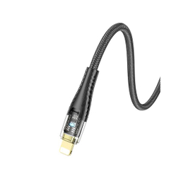 کابل تبدیل USB-C به لایتنینگ هوکو مدل U121 27W طول 1.2 متر