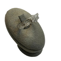 حلقه نقره 925 عیار زنانه طرح گل کد reo13018