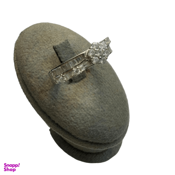 حلقه نقره 925 عیار زنانه طرح گل کد reo13018
