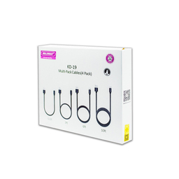 کابل تبدیل USB به لایتنینگ کلومن مدل DK - 19 مجموعه 4 عددی