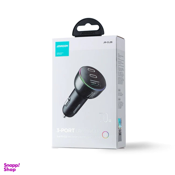 شارژر فندکی 70 وات جوی روم مدل JR-CL26