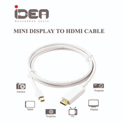 کابل مبدل Mini Display به HDMI آیدیا مدل 4K طول 1.8 متر